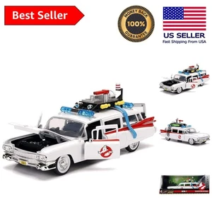 Authentic ECTO-1 Ghostbusters Die-Cast Car - Iconic 1:24 Scale Replica - Bild 1 von 7