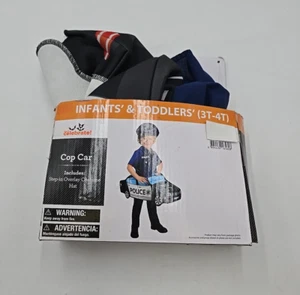 Costume Halloween Auto Polizia Bambino 3t-4t - Foto 1 di 13