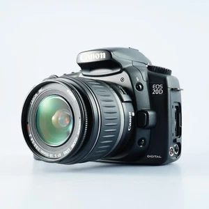EX+5 Canon EOS 20D DSLR Camera w/ EF-S 18-55mm F/3.5-5.6 II , 1GB CFCard JAPAN - Picture 1 of 18