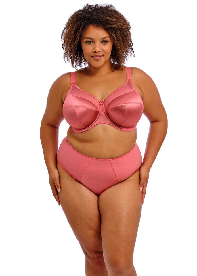 JUEGO DE SUJETADOR Y CALZONCILLO CON BANDAS CON AROS ROSA DEL DESIERTO DIOSA KEIRA TALLA 34FF / 12FF 14 Foto 1 de 1