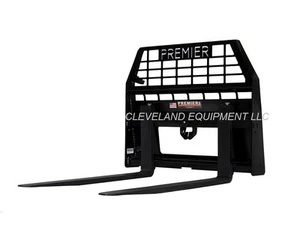 NEW PREMIER 48" PALLET FORKS & FRAME for Skid Steer Wheel Loader 8000# Capacity - Picture 1 of 2