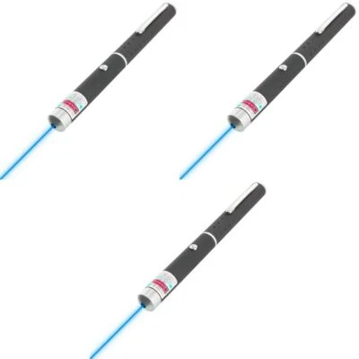 3PCS Blue Violet Purple Laser Pointer Pen 405nM Visible Light Beam High Power - Image 1 of 4