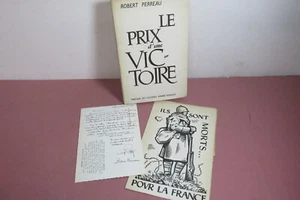 Le Prix d'une Victoire, Robert Perreau, 1964, signed x2 to Alistair Horne, rare - Picture 1 of 5