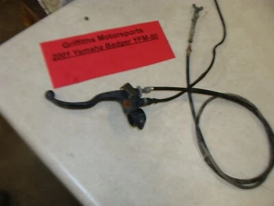 Yamaha Badger YFM 80 Raptor 2001 OEM palanca de freno de estacionamiento percha cable trasero interruptor Foto 1 de 4