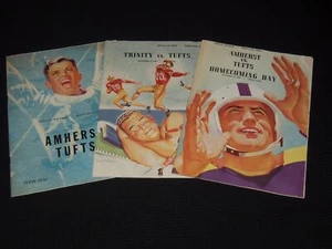 1947-1949 TUFTS COLLEGE FOOTBALL PROGRAMS LOT OF 6 - AMHERST - TRINITY - J 9595 - Picture 1 of 6