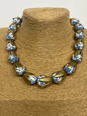 Collar Lenora Dama Floral Único en Su Clase Tono Dorado (N1077) Foto 1 de 4