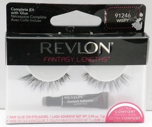 2 Revlon Fantasy Lengths Eyelashes - Wispy / Wisply - 91246 - Picture 1 of 1