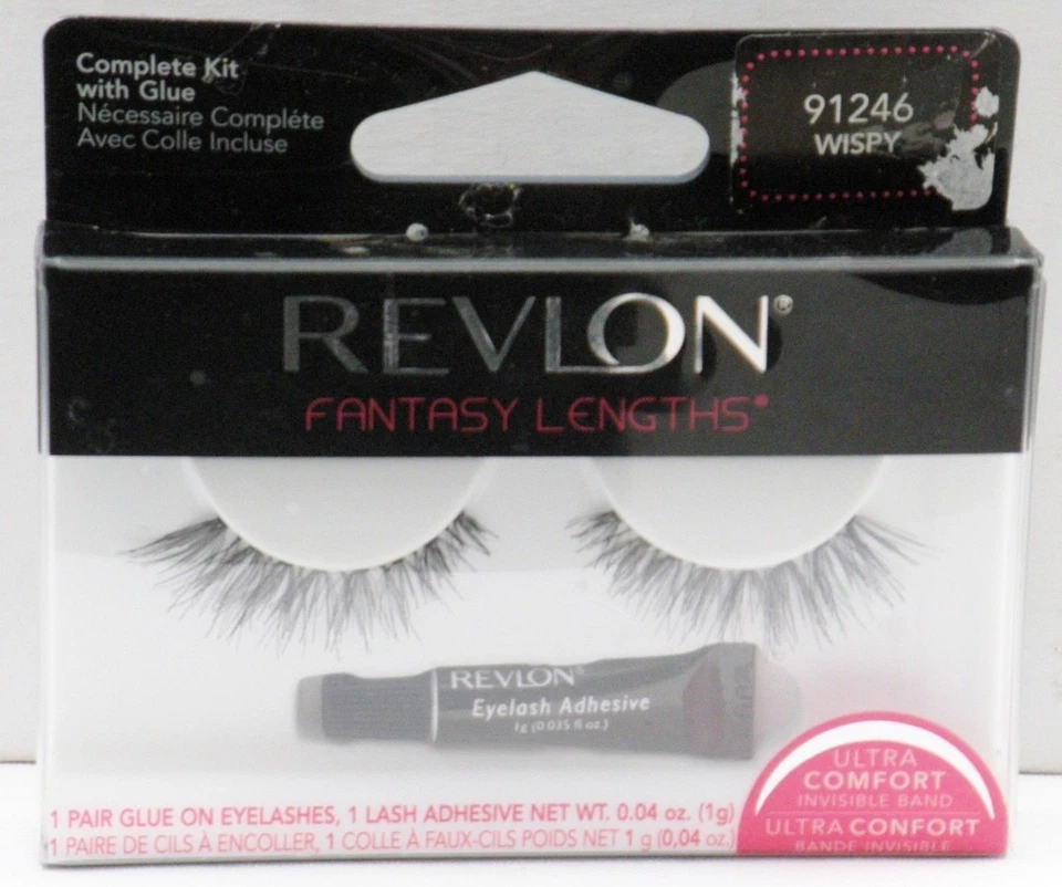 2 Revlon Fantasy Lengths Eyelashes - Wispy / Wisply - 91246 - Image 1 of 1
