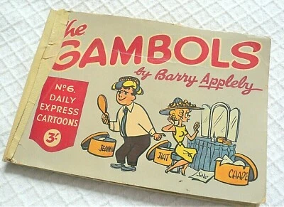 Vintage 'THE GAMBOLS'  No 6 Daily Express Cartoons Barry Appleby Softcover Book - Image 1 of 4