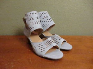 Women's Light Blue Heels with Ankle Strap Size 9.5 - Picture 1 of 2