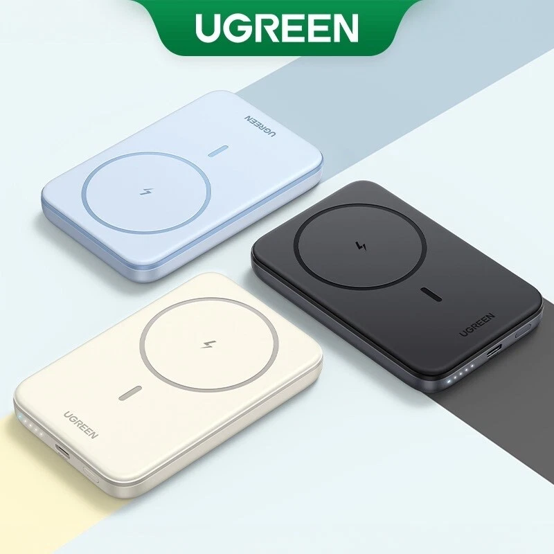 ￼UGREEN Magnetic Wireless 10000mAh PowerBank Charger 10000mAh Powerbank - Image 1 of 4