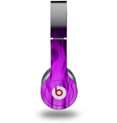 Skin for Beats Solo HD Headphones Fire Purple by WraptorSkinz - Image 1 of 4