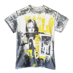 Kill Bill Volume 2 Tie Die Shirt Goodie zwei Ärmel Herren Größe Small gelb grau - Bild 1 von 3