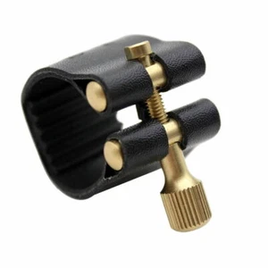 Hight Quality Leather Ligature Fastener for Alto Sax Saxophone Mouthpiece T4C8 - Picture 1 of 8