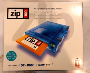 Iomega Zip 100 Parallel External Drive 100MB MAC PC - Afbeelding 1 van 9