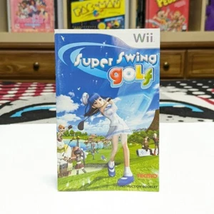 WII (2007) Manual ONLY • Super Swing Golf Nintendo Wii - Afbeelding 1 van 1