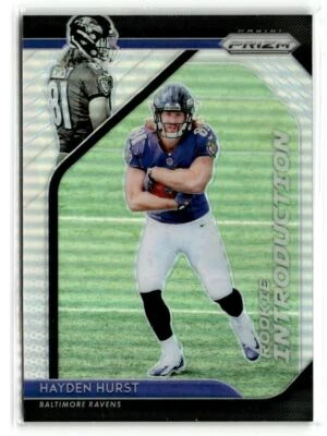 Hayden Hurst Baltimore Ravens 2018 Panini Prizm Rookie Introduction Prizm #RI-8 - Image 1 of 2
