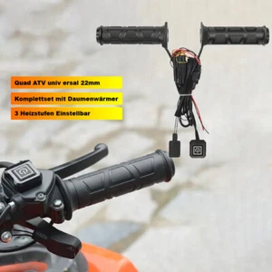 Heizgriffe Quad ATV Griffheizung mit Daumenheizung universell passend - Bild 1 von 8