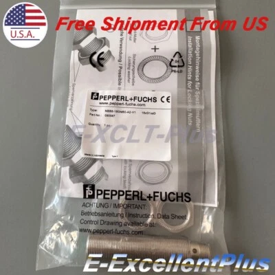 For Pepperl+Fuchs NBB8-18GM60-A2-V1 Inductive Sensor Switch 10-30VDC US Shipping - Image 1 of 4