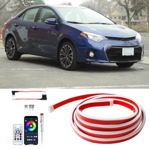 71" RGB Car LED Hood Light Engine Cover Strip Light Remote For Toyota Corolla - Bild 1 von 16
