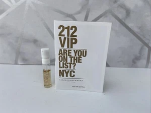 212 VIP Are You on the List? NYC by Carolina Herrera 1.5 ml - Picture 1 of 4