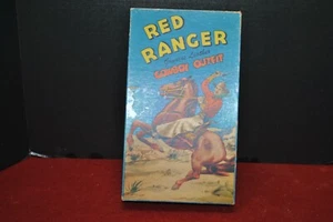 ABITO DA COWBOY ROSSO RANGER CON SCATOLA GIOCATTOLI WYANDOTTE - Foto 1 di 12