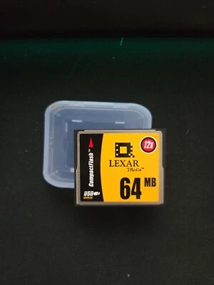 Lexar 64MB Compact Flash 12x Speed Memory Card - Image 1 of 3