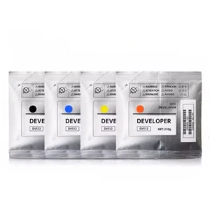 4 BOLSAS para desarrolladores Bizhub C224 C284 C364 C452 454 C554 C558 DV512 con chips de reinicio - Imagen 1 de 6