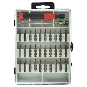 Set cacciaviti di precisione 30 in 1, Torx, Phillips, scanalati, punte esagonali - Foto 1 di 2