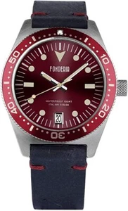 FONDERIA reloj para hombres "THE CAPTAIN" - reloj vintage acero inoxidable, diseño italiano - Imagen 1 de 1