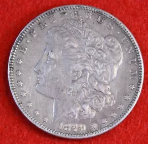 1879-P Morgan Liberty Dollar 90% Silver Circulated Coin MG543 - Picture 1 of 2