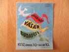 (3473) Reklamemarke - Vasar Budapest 1937