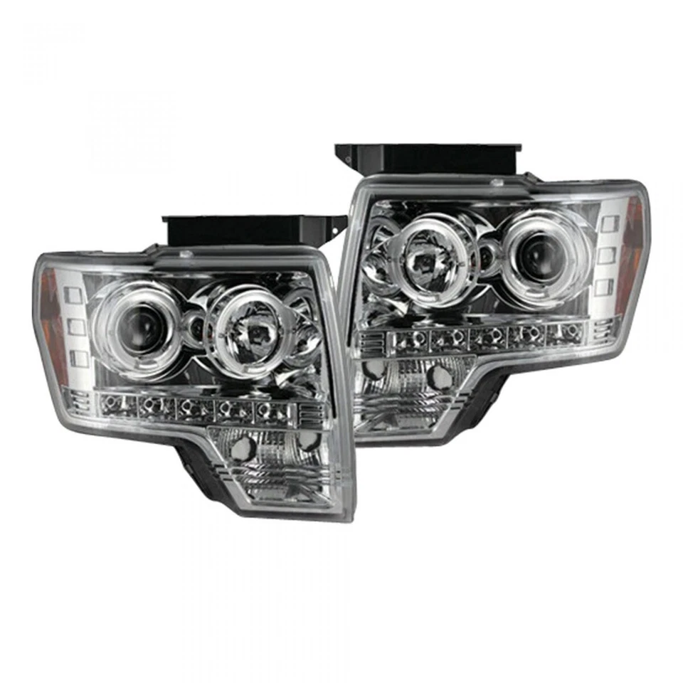 Faros proyectores Recon 264190CL en transparente/cromo; se adapta a F150/Raptor 0-14 Foto 1 de 1