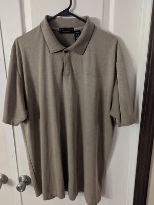 Camisa Polo Crazy Horse Talla Grande XLS Manga Corta Para Hombre A Claiborne Company Bronceada Foto 1 de 3