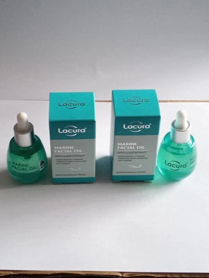 2 X LACURA MARINE FACIAL OIL   12ml Each  - image 1 of 4