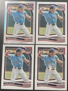 Ethan Holliday 4 Card 2024 Stars & Stripes lot - Picture 1 of 2