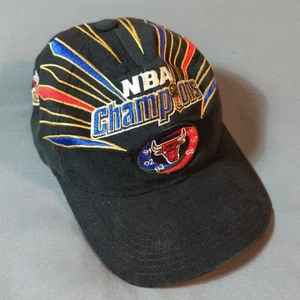 Vintage Starter NBA Chicago Bulls Championship Locker Room Hat 1998 Adult - Picture 1 of 7