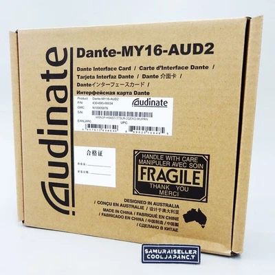Tarjeta de interfaz de audio de red Yamaha Audinate Dante-MY16-AUD 2... - Imagen 1 de 4