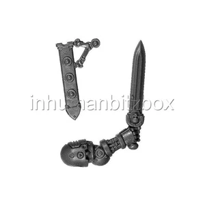 SQTC02 BRAS DROIT EPEE +FOU SPACE MARINE HORUS HERESY WARHAMMER 40000 BITS 15-16 - Picture 1 of 1