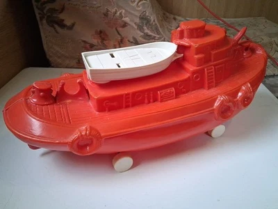 MARX vintage  Whistling Tug Boat 1950s — 第 1/4 张图片