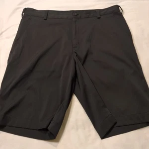 Mens Nike Dri Fit size 34 X 10.5 Flat Front Golf Shorts Measures 36 Black - Picture 1 of 6