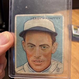 1933 Goudey Set-Break #196 Leroy Mahaffey BASSO GRADO (riempitivo) marcato - Foto 1 di 2