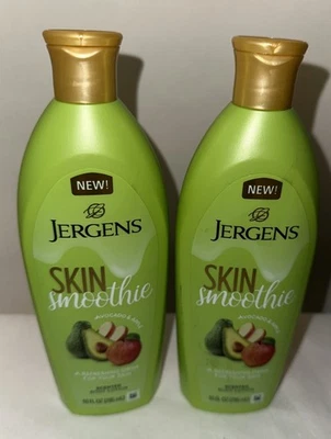 Loción corporal perfumada con aguacate y manzana Jergens Skin Smoothie 10 oz (paquete de 2) Foto 1 de 2