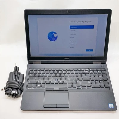 Dell Latitude E5570 Laptop i7 6820HQ 2.70GHZ 15.6" HD 16GB 256GB NVMe Windows 11 - Image 1 of 4