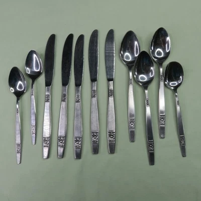 Interpur INR45 Lot of 11 Pcs Soup Spoons Knives Teaspoons Serving Sugar - Image 1 of 4