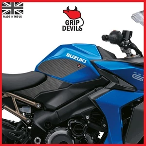 Grip Devils Tank Grips: Suzuki GSX-S1000 GT 2021-2025 Black - Picture 1 of 2
