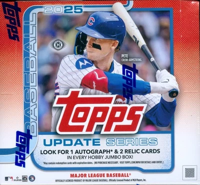 2025 Topps Update Baseball Factory Sealed Jumbo Box - Image 1 of 3