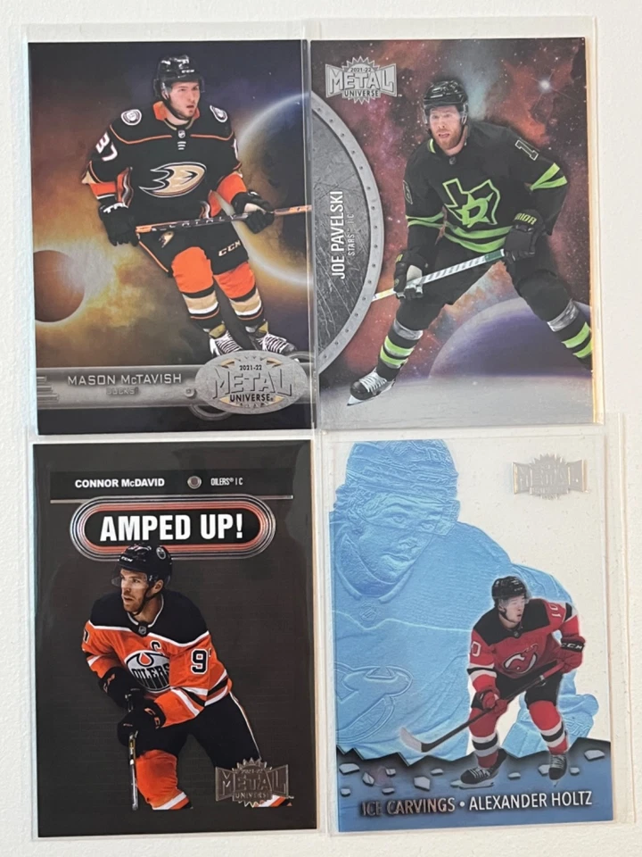 2021-22 Metal Universe Retro, RC, Amped up, Blue, …. Pick From List !! - Image 1 of 1