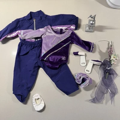 American Girl Today 紫色体操套装。 2001. 近乎完整 — 第 1/4 张图片