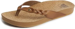 Chanclas REEF Cushion Court Twist para mujer, plantilla acolchada moldeada, soporte para el arco - Imagen 1 de 15